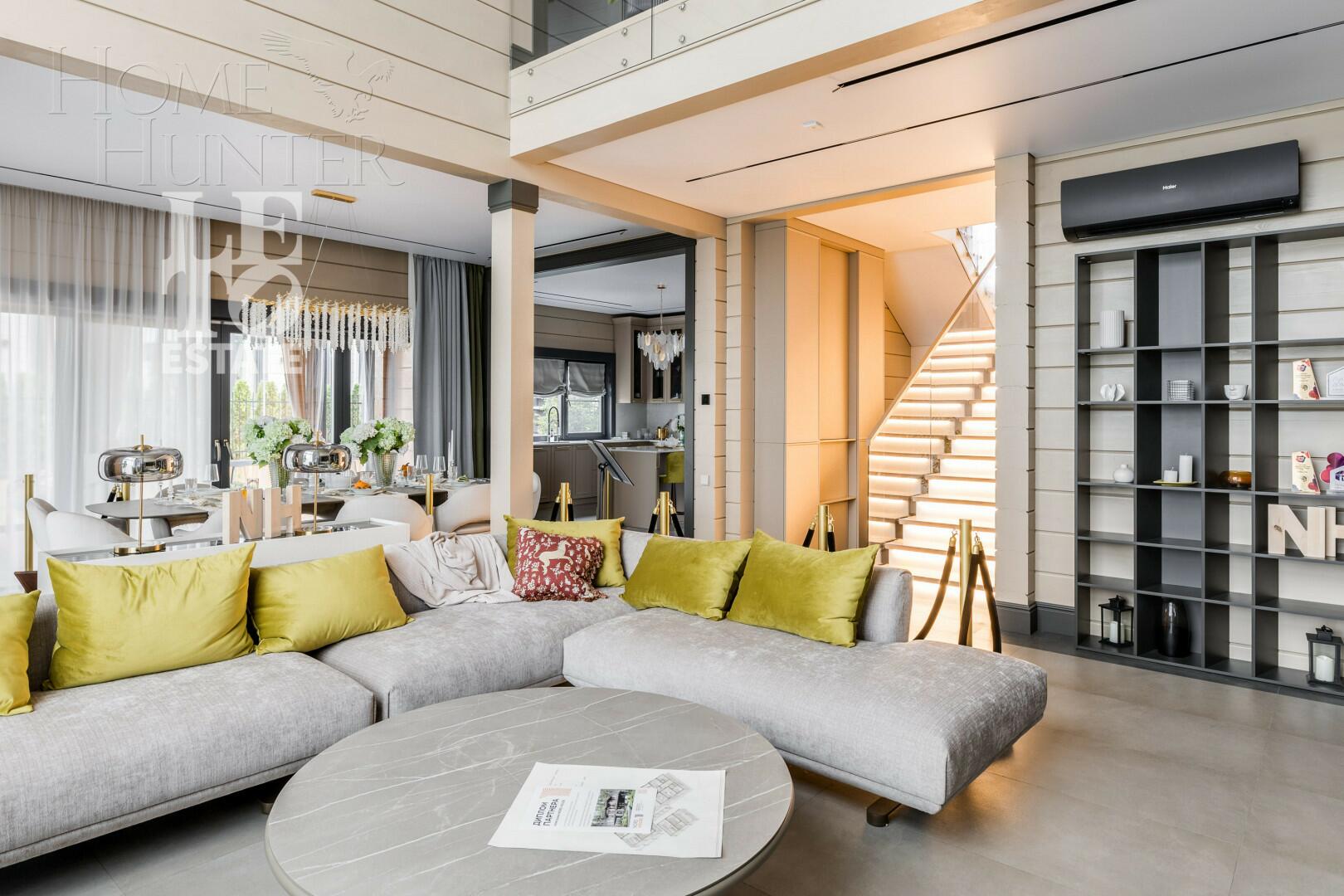 2-этажный коттедж 354 м² с отделкой