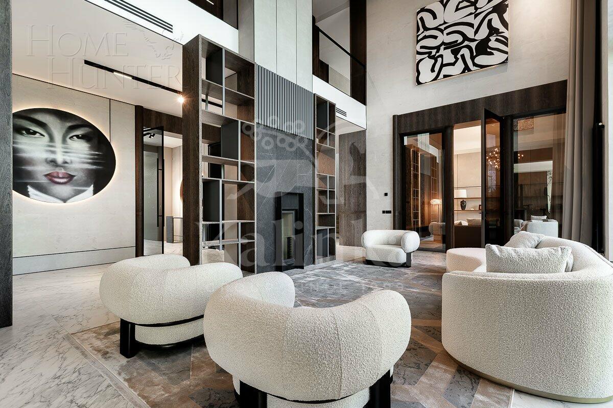 2-этажный коттедж 1 100 м² с отделкой