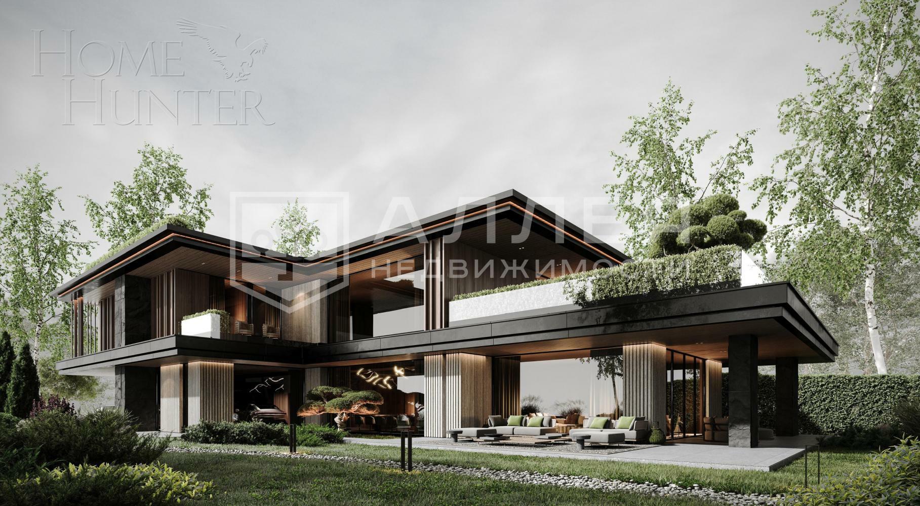 2-этажный коттедж 511 м² с отделкой