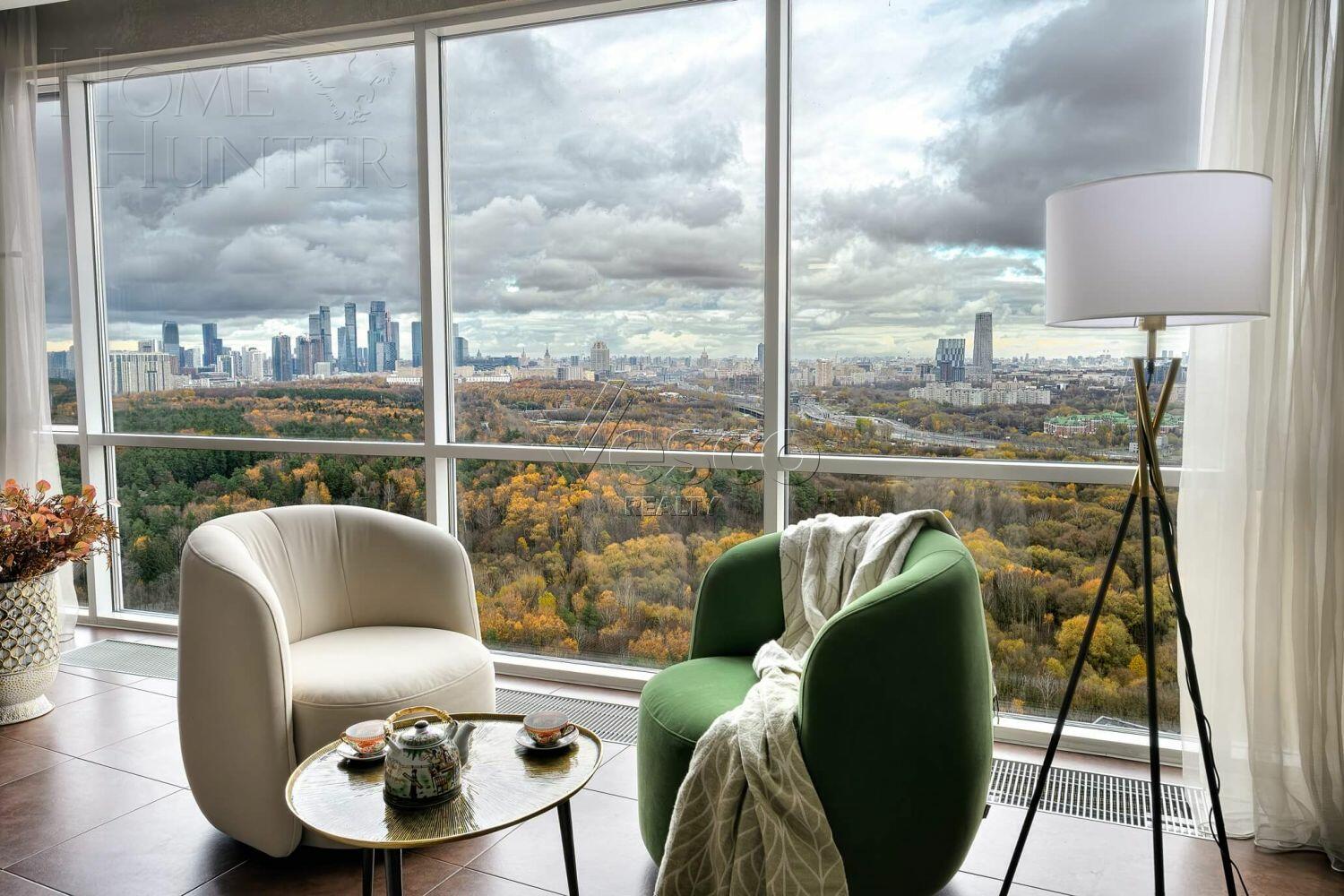 5-КОМН. КВАРТИРА С ОТДЕЛКОЙ 212 М² НА 27 ЭТАЖЕ