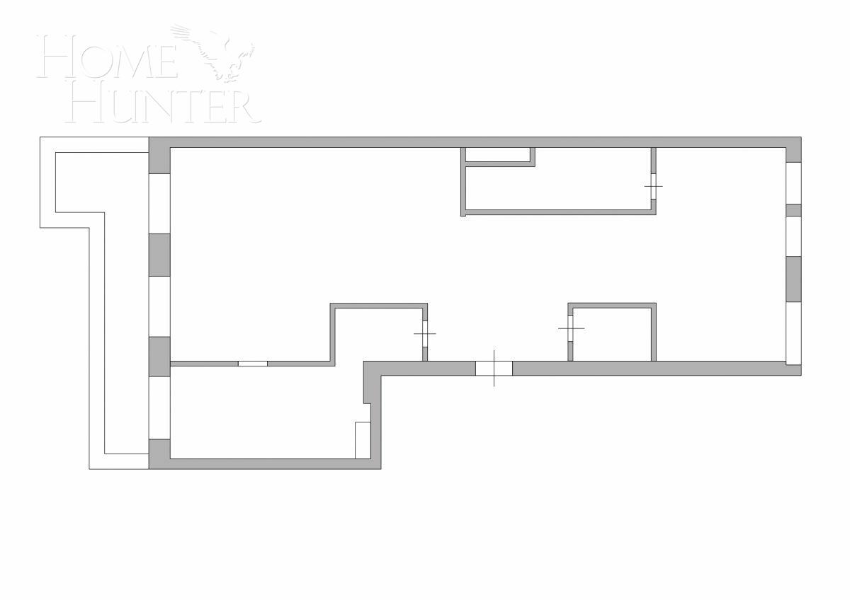 4-КОМН. КВАРТИРА БЕЗ ОТДЕЛКИ 173.2 М² НА 2 ЭТАЖЕ