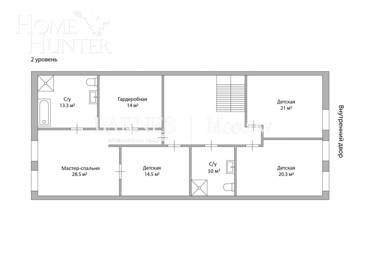 2-УРОВНЕВЫЙ ТАУНХАУС С ОТДЕЛКОЙ 236 М² НА 1 ЭТАЖЕ
