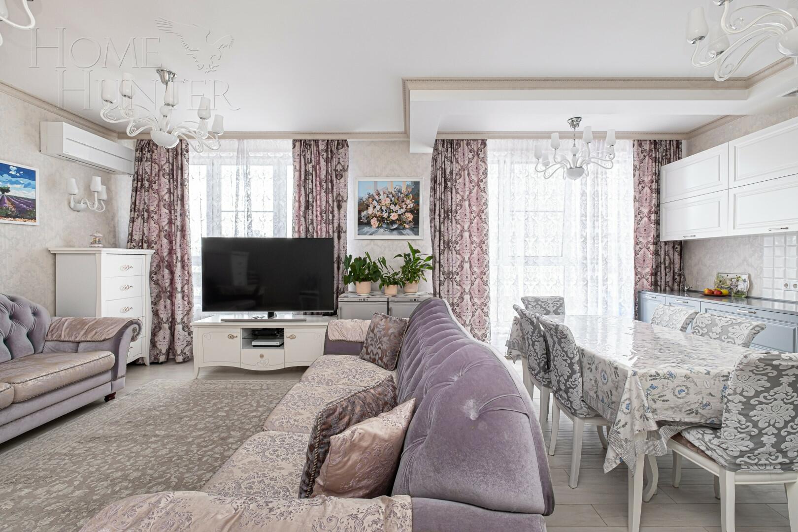 4-КОМН. КВАРТИРА С ОТДЕЛКОЙ 126.4 М² НА 10 ЭТАЖЕ