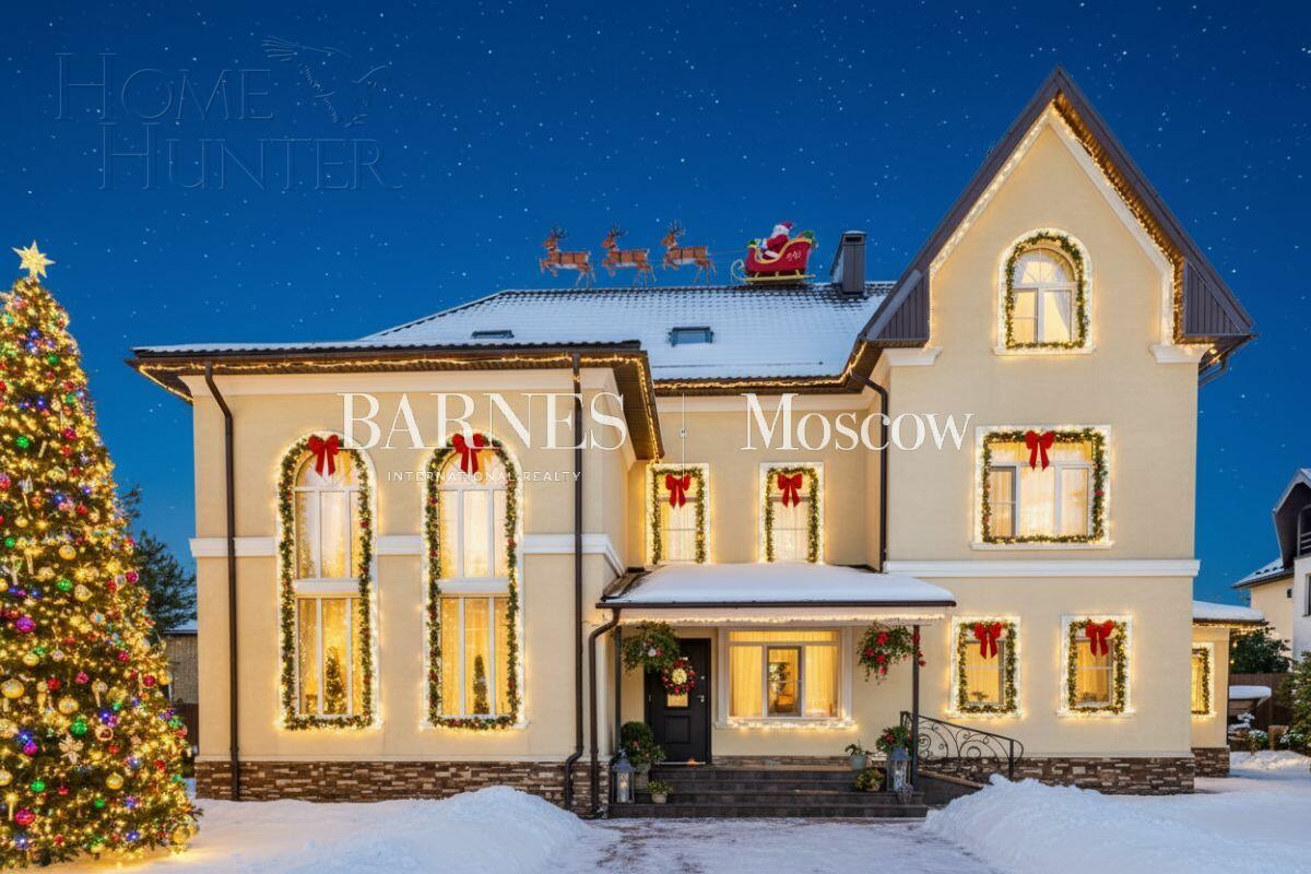 3-этажный коттедж 550 м² с отделкой