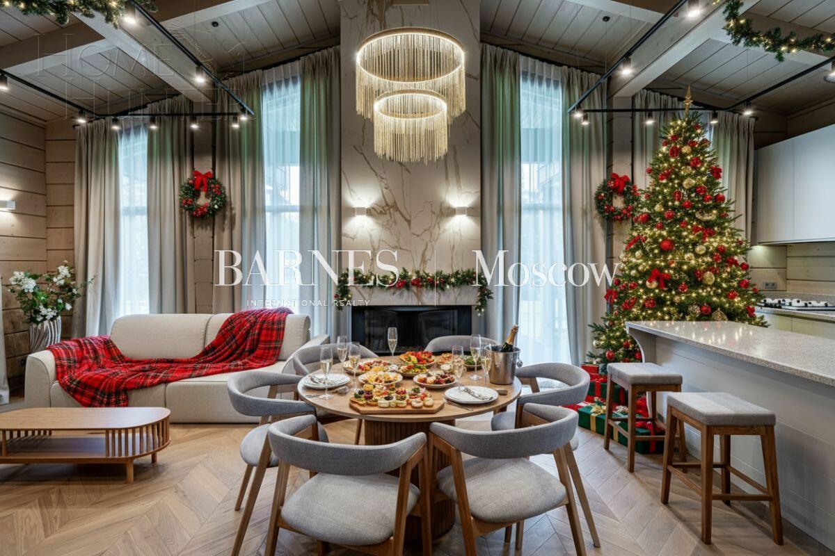 2-этажный коттедж 250 м² с отделкой