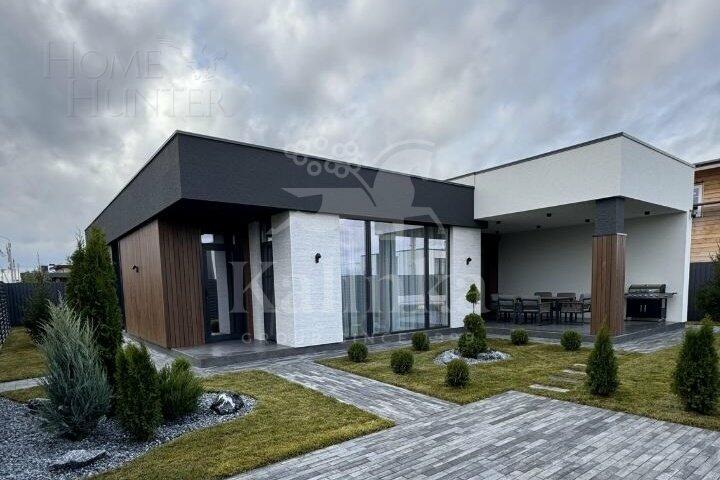 1-этажный коттедж 200 м² с отделкой