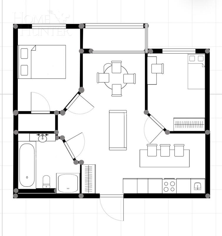 3-КОМН. КВАРТИРА С ОТДЕЛКОЙ 70 М² НА 31 ЭТАЖЕ