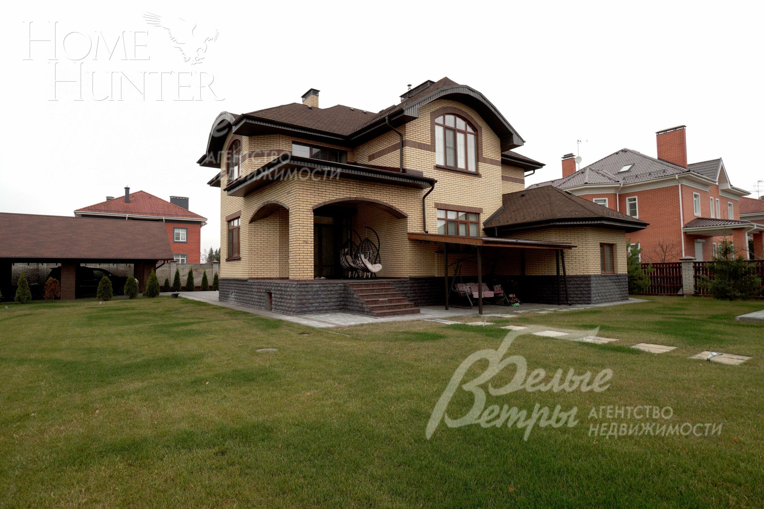 2-этажный коттедж 375 м² с отделкой