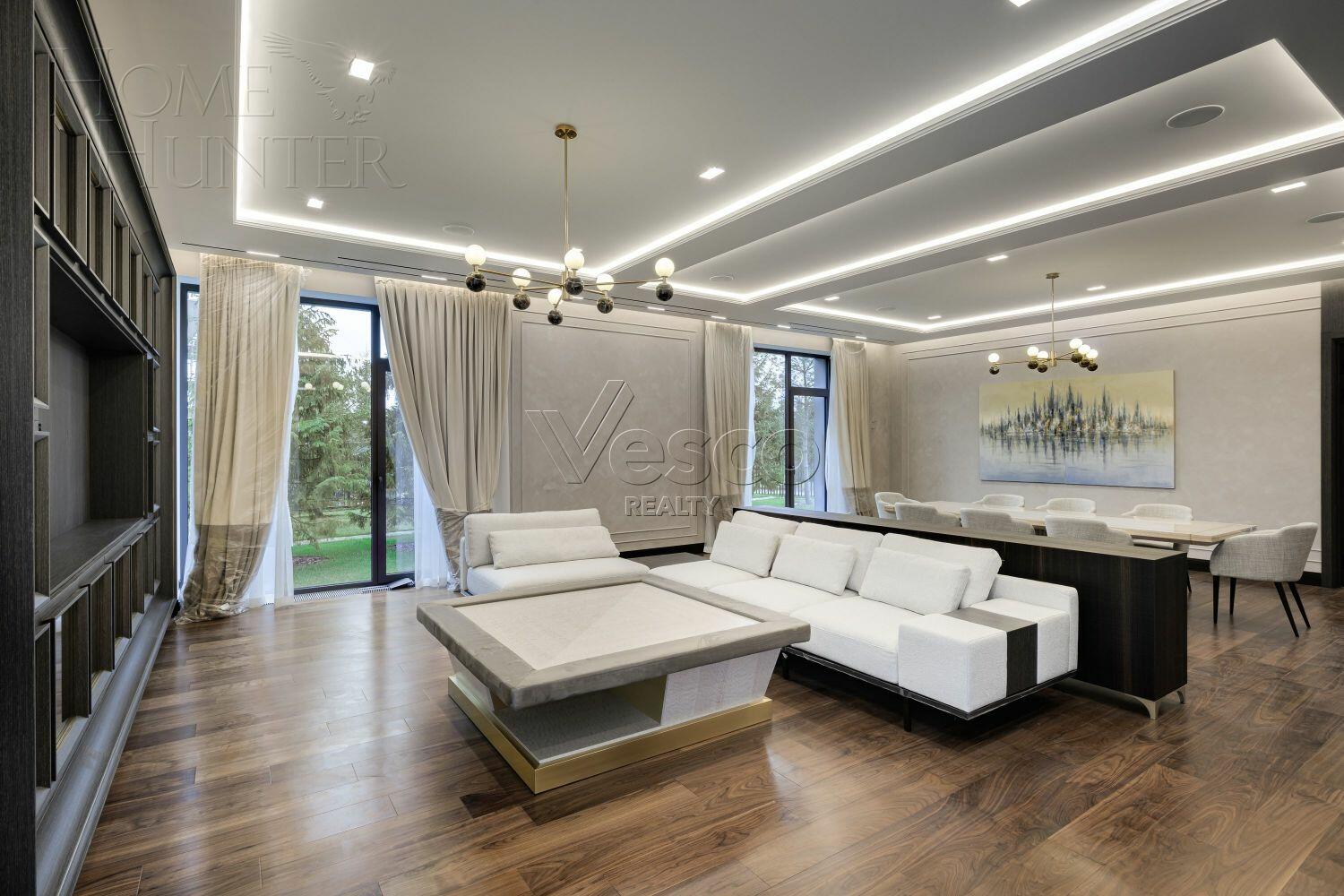 2-этажный коттедж 1 000 м² с отделкой