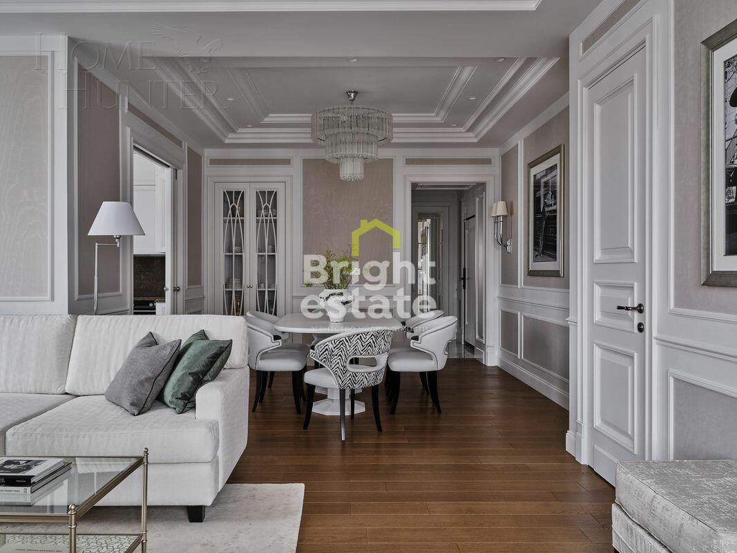 3-КОМН. АПАРТАМЕНТЫ С ОТДЕЛКОЙ 121.6 М² НА 12 ЭТАЖЕ