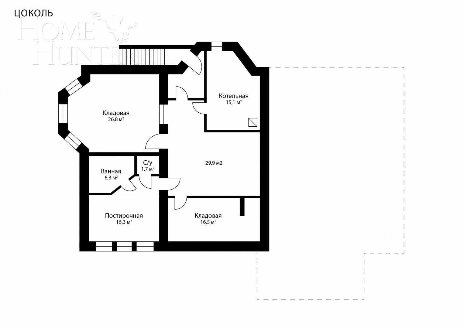 2-этажный коттедж 732 м² с отделкой