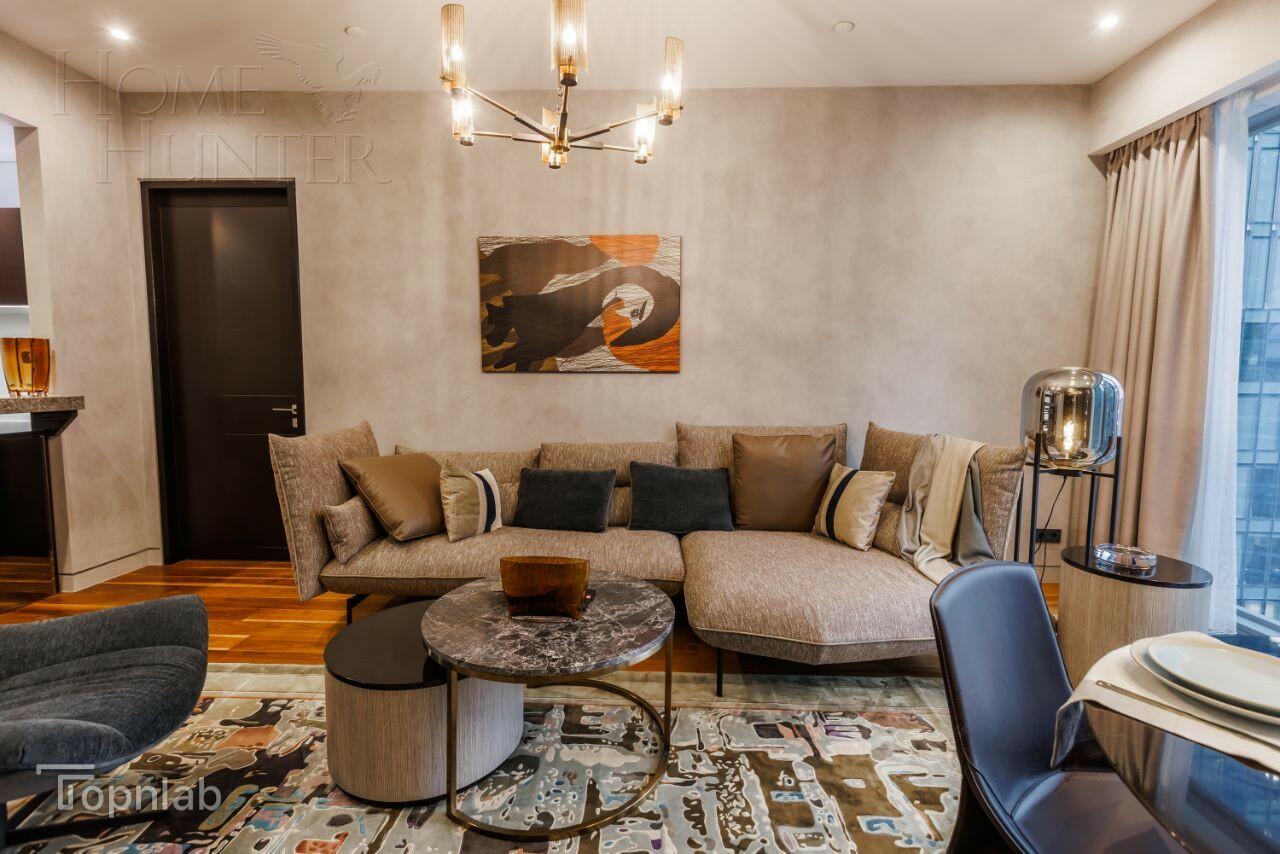 2-КОМН. АПАРТАМЕНТЫ С ОТДЕЛКОЙ 95.4 М² НА 30 ЭТАЖЕ