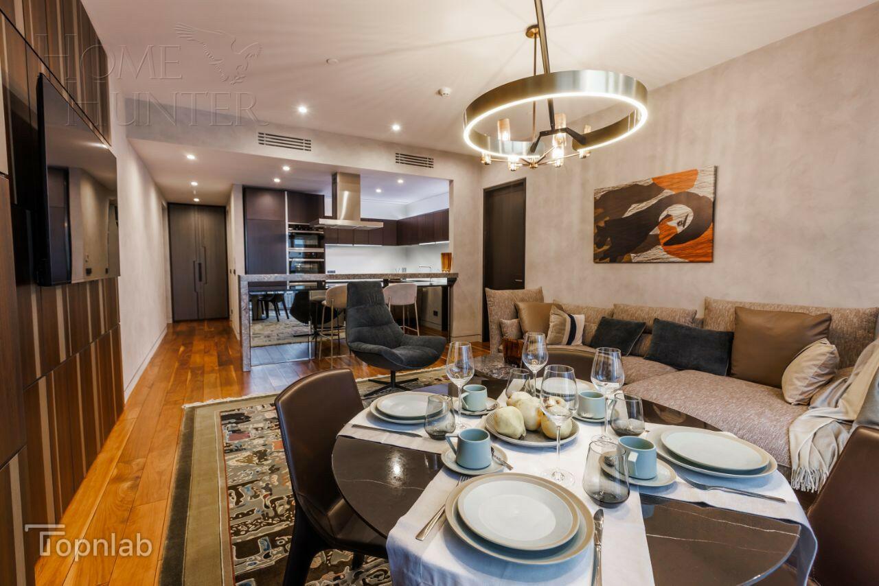 2-КОМН. АПАРТАМЕНТЫ С ОТДЕЛКОЙ 95.4 М² НА 30 ЭТАЖЕ