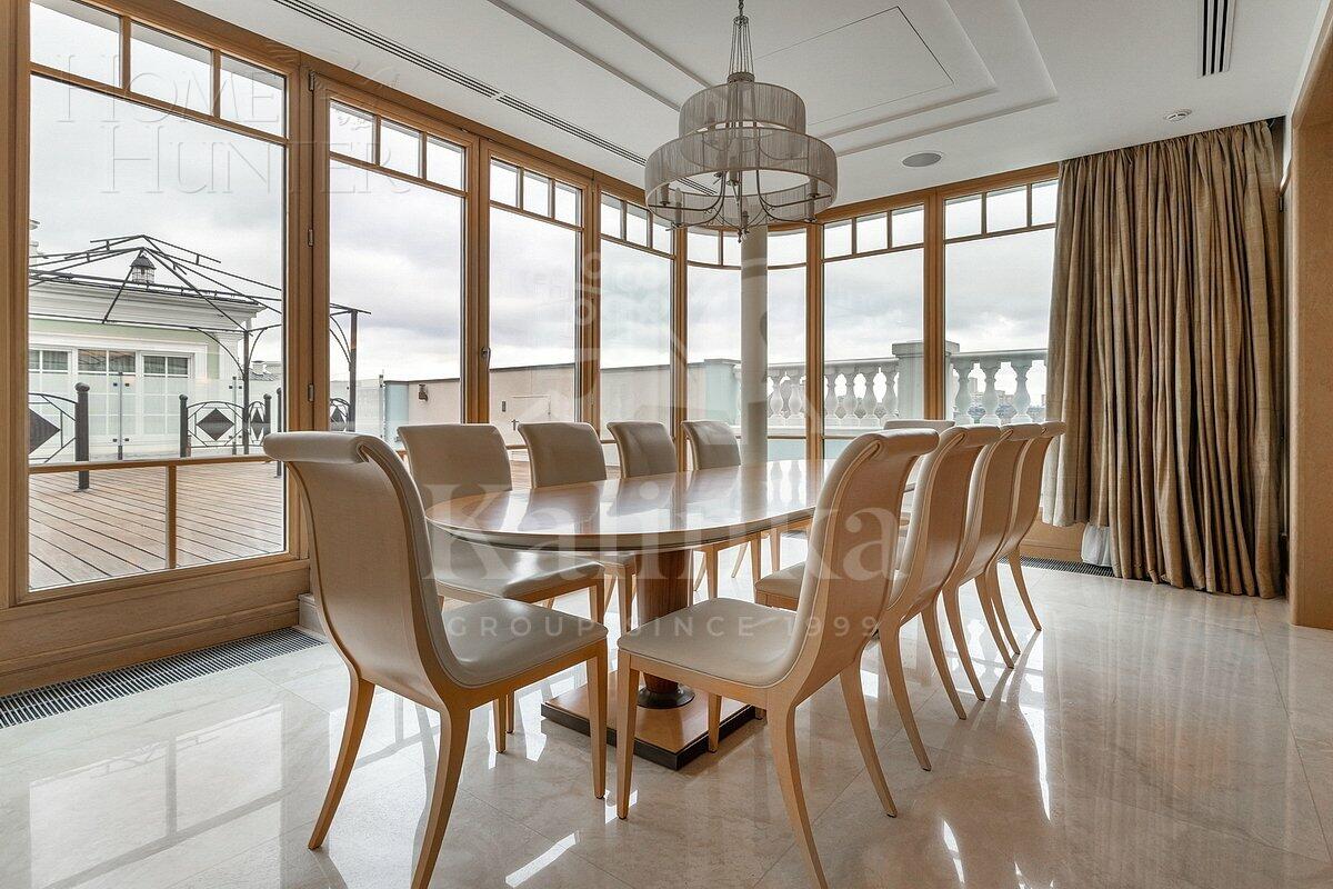 7-КОМН. ПЕНТХАУС С ОТДЕЛКОЙ 362 М² НА 6 ЭТАЖЕ