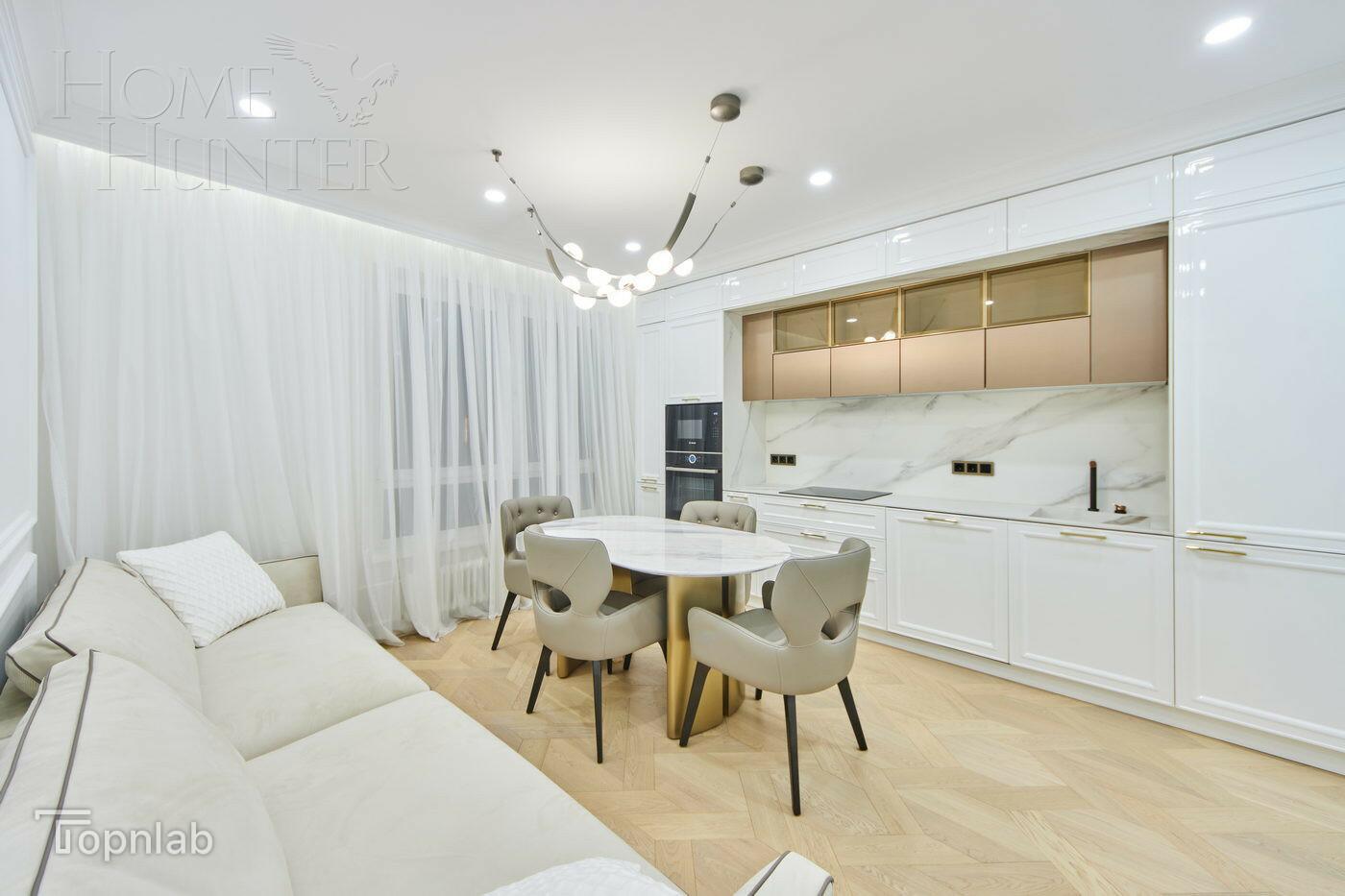 3-КОМН. КВАРТИРА С ОТДЕЛКОЙ 65.5 М² НА 15 ЭТАЖЕ