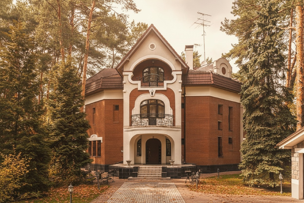 2-этажный коттедж 560 м² с отделкой