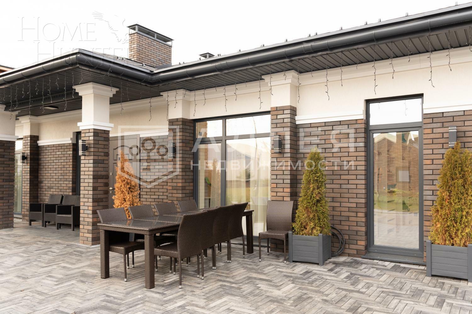 1-этажный коттедж 165 м² с отделкой