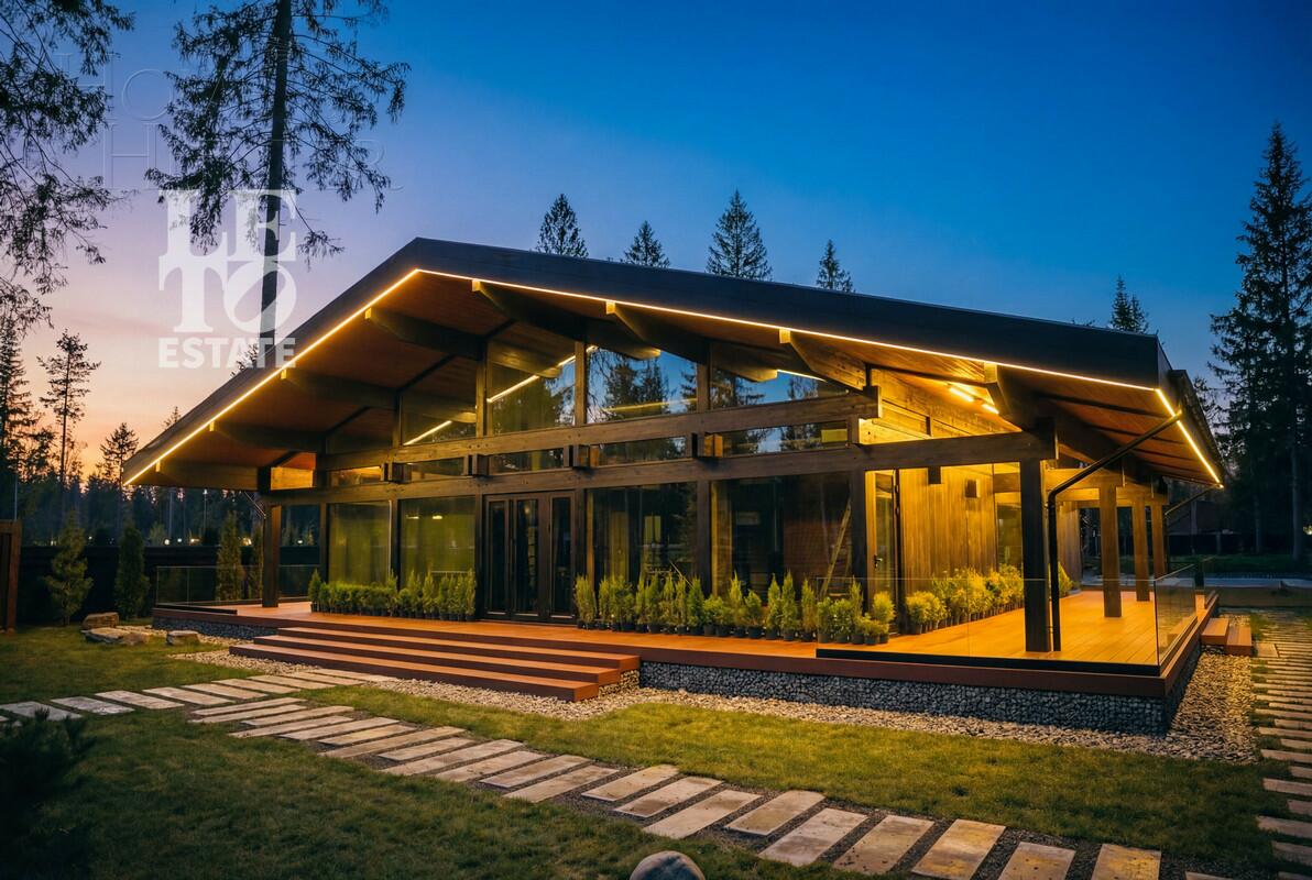 1-этажный коттедж 373 м² с отделкой