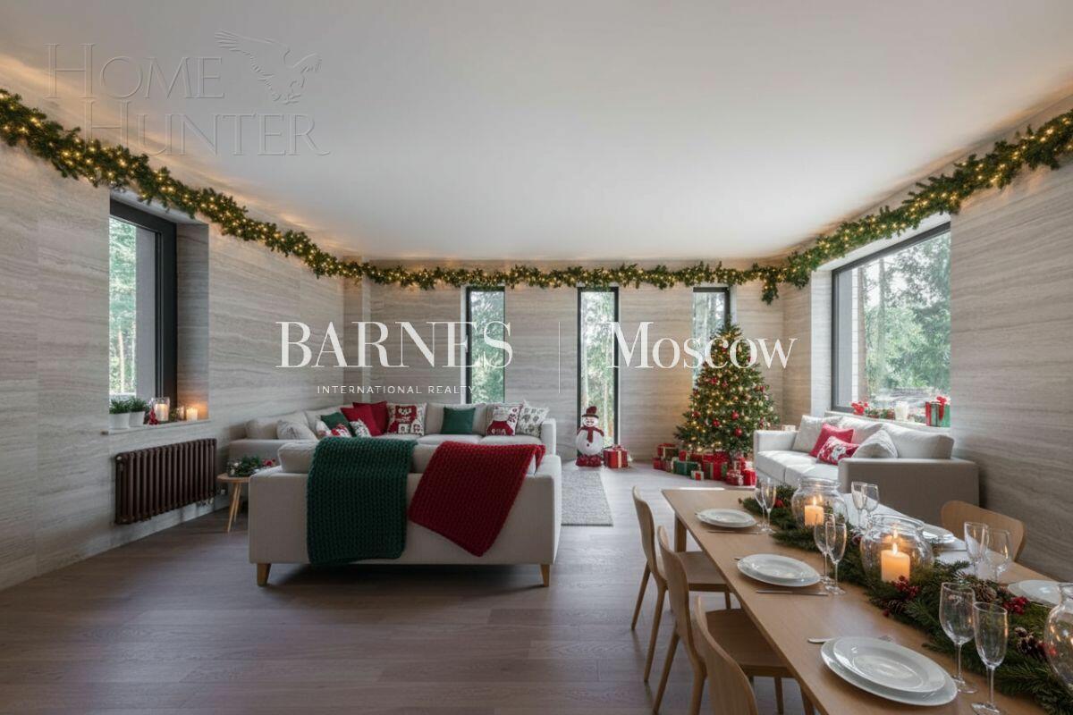 3-этажный коттедж 380 м² с отделкой