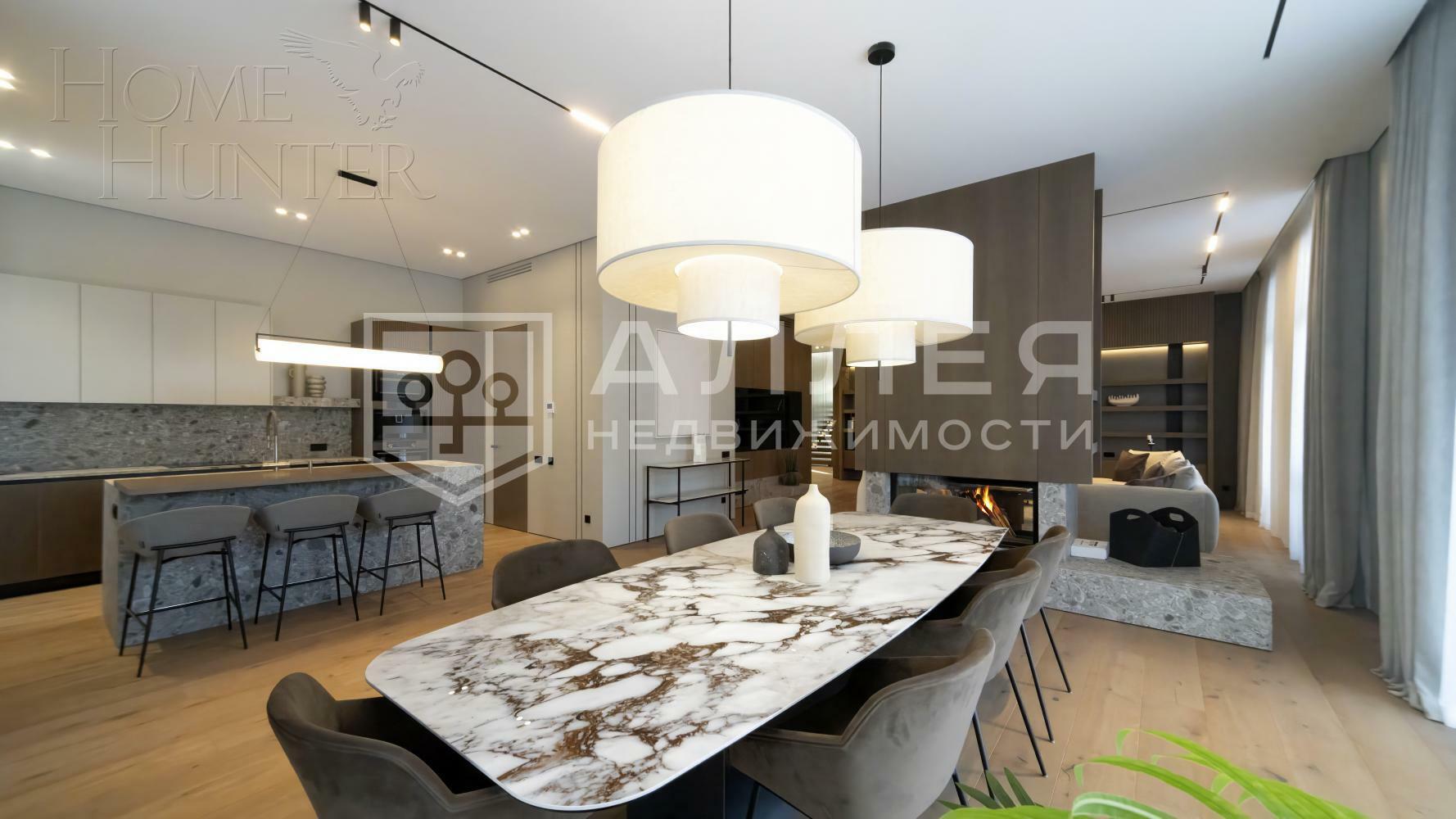 2-этажный коттедж 800 м² с отделкой