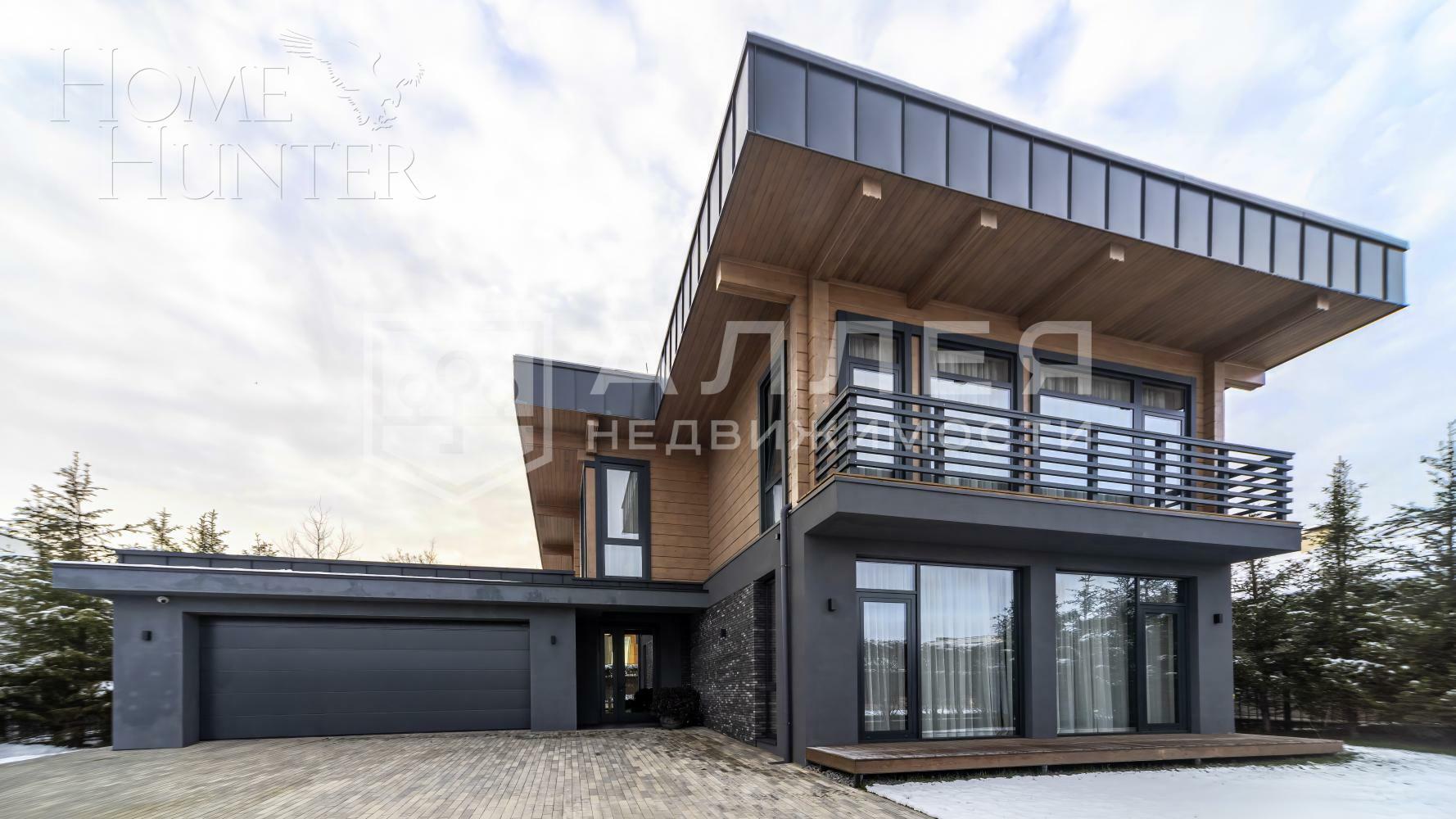 2-этажный коттедж 460 м² без отделки