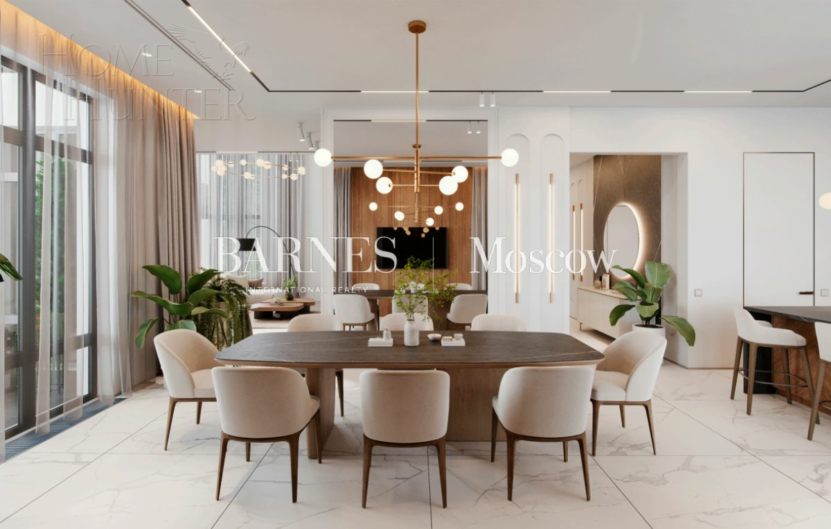 2-этажный коттедж 520 м² без отделки