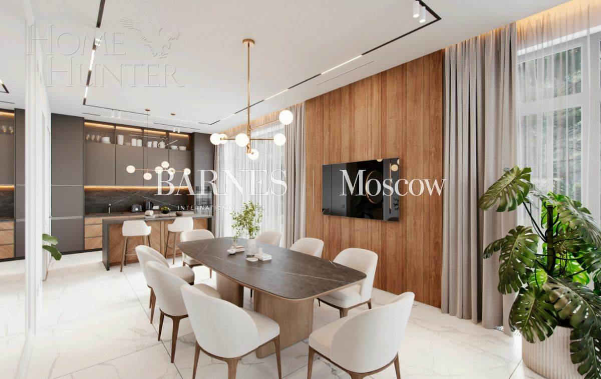 2-этажный коттедж 520 м² без отделки