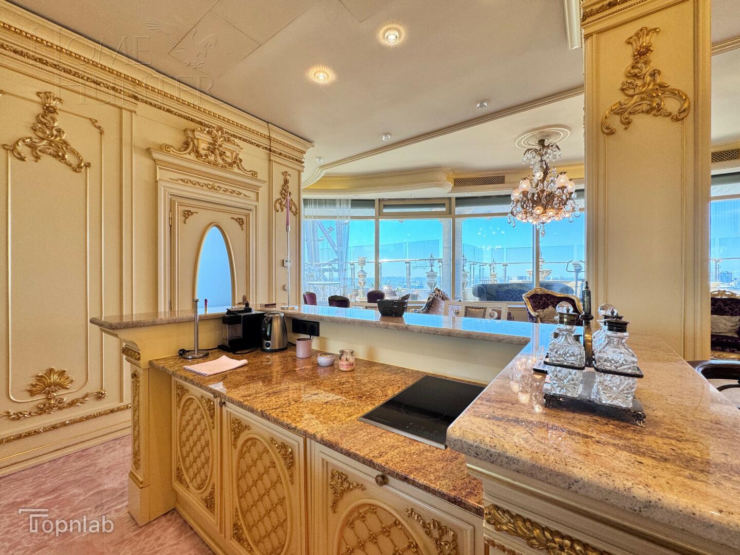 2-УРОВНЕВЫЙ ПЕНТХАУС С ОТДЕЛКОЙ 435 М² НА 30 ЭТАЖЕ