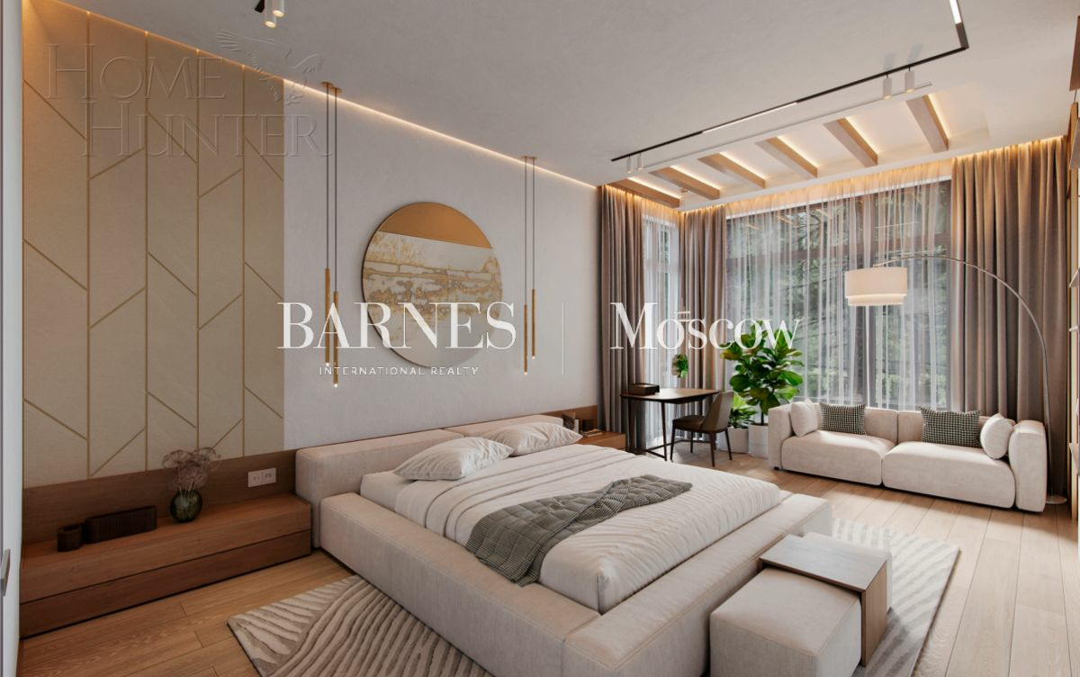 2-этажный коттедж 520 м² без отделки