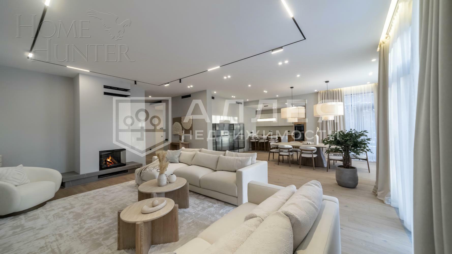 2-этажный коттедж 460 м² без отделки