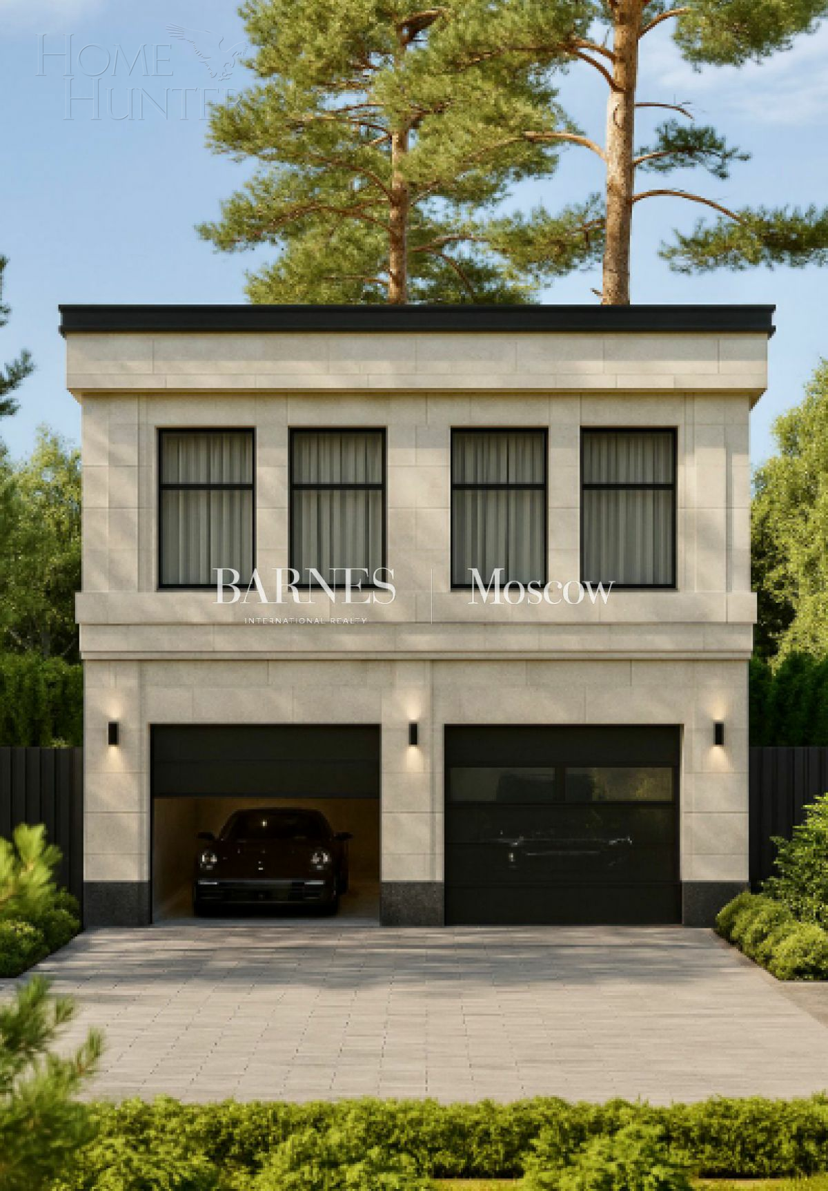 2-этажный коттедж 520 м² без отделки