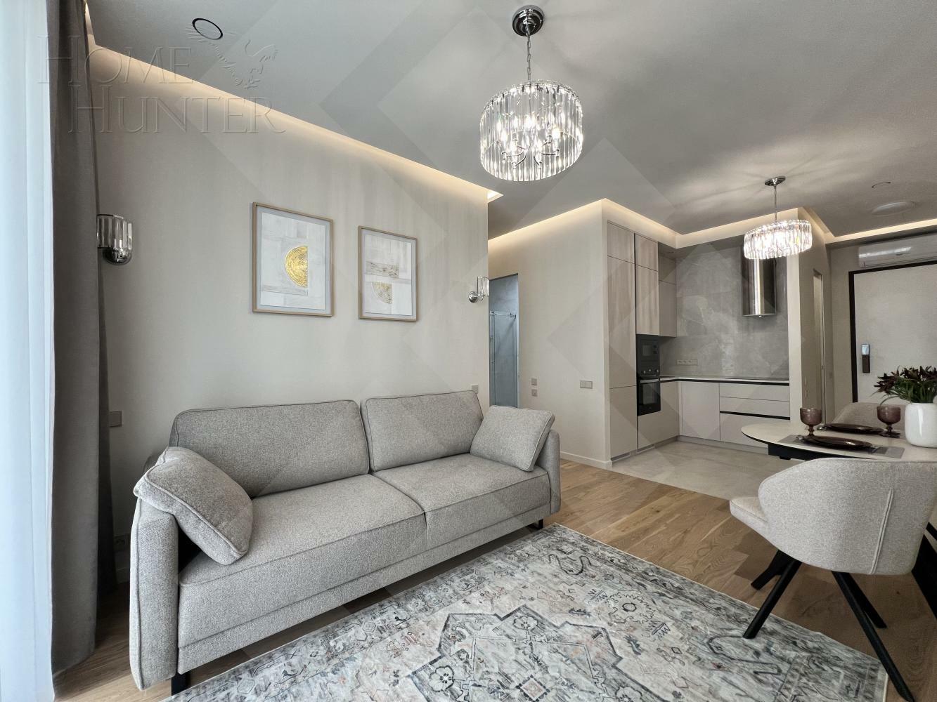 2-КОМН. АПАРТАМЕНТЫ С ОТДЕЛКОЙ 50 М² НА 21 ЭТАЖЕ