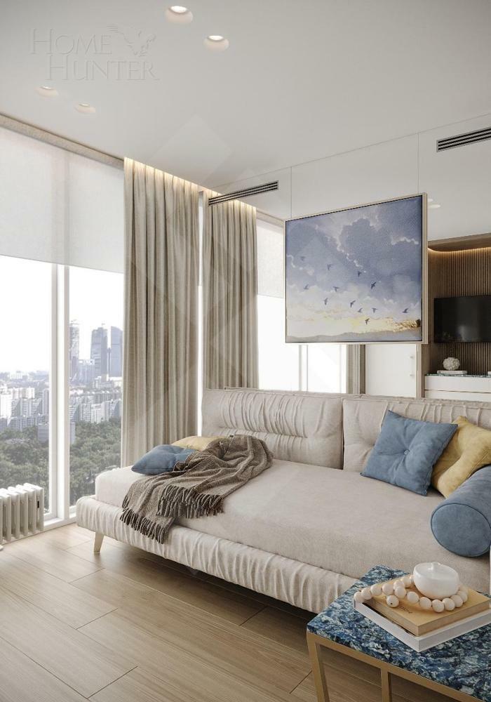 2-УРОВНЕВЫЙ ПЕНТХАУС БЕЗ ОТДЕЛКИ 180 М² НА 20 ЭТАЖЕ