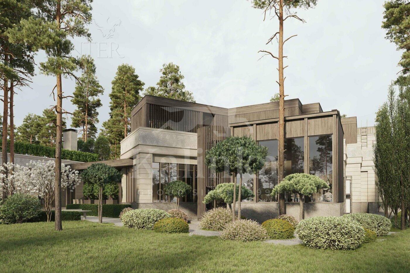 2-этажный коттедж 3 748 м² без отделки