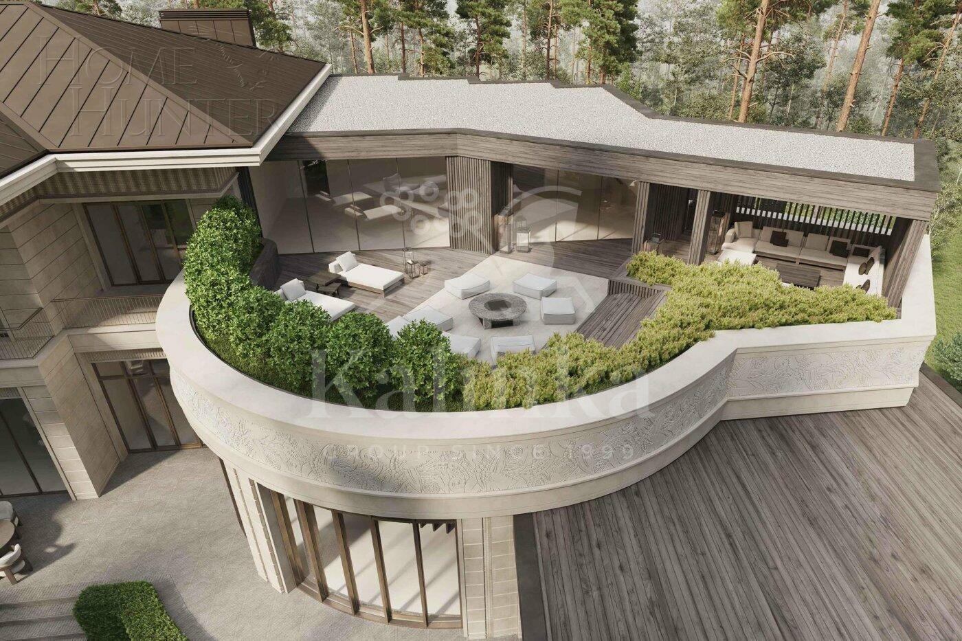 2-этажный коттедж 3 748 м² без отделки