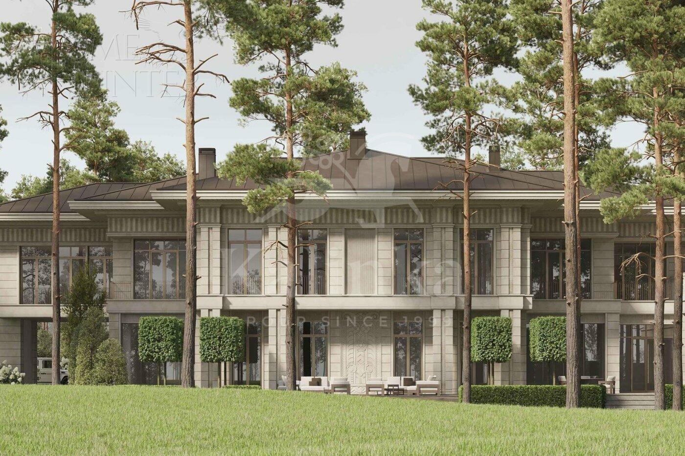 2-этажный коттедж 3 748 м² без отделки