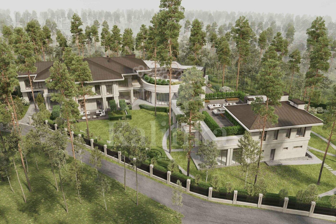 2-этажный коттедж 3 748 м² без отделки