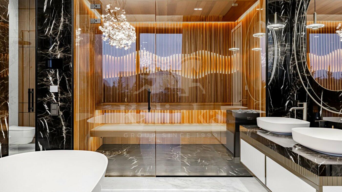 2-этажный коттедж 1 350 м² с отделкой