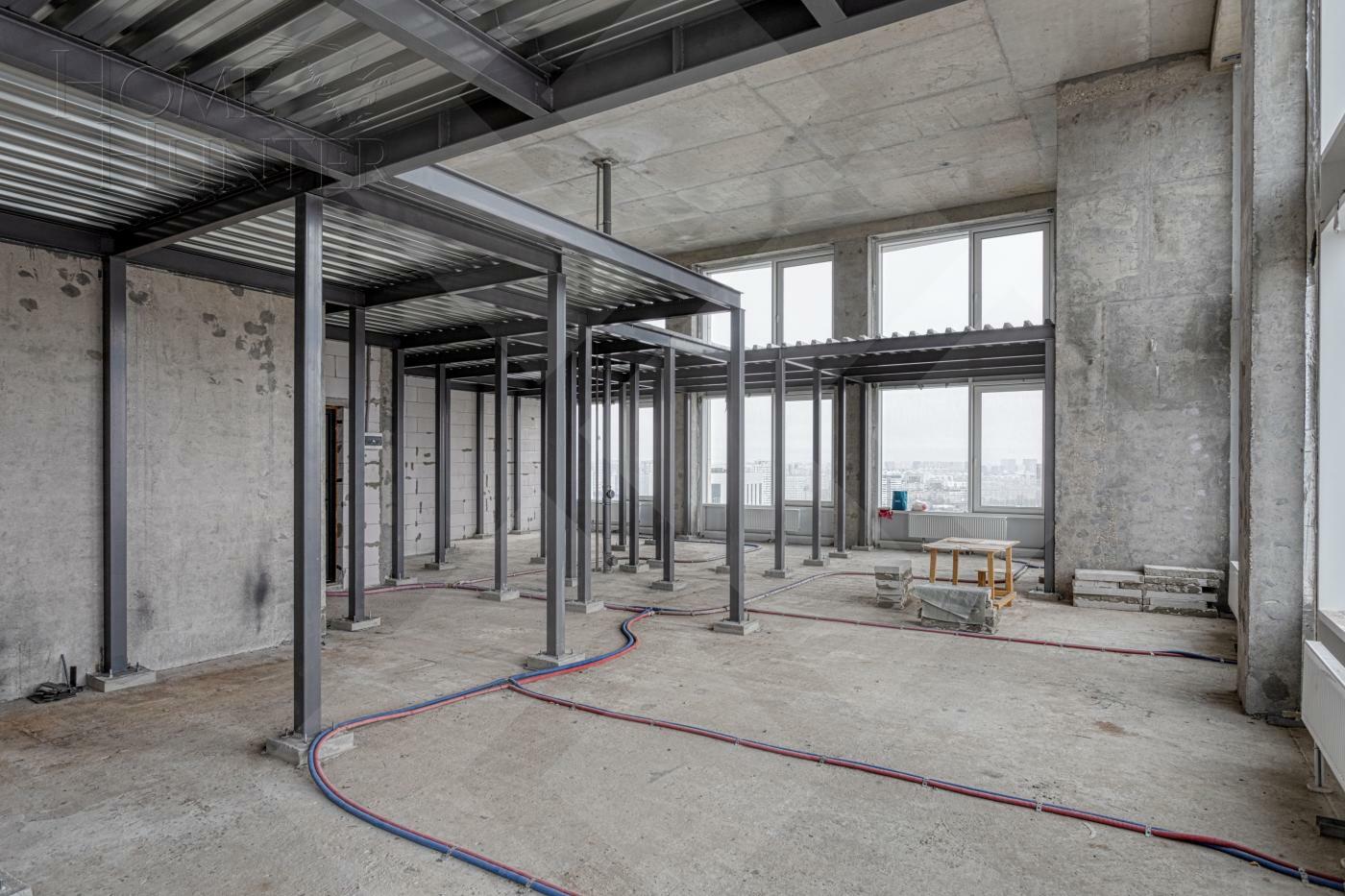 2-УРОВНЕВЫЙ ПЕНТХАУС БЕЗ ОТДЕЛКИ 180 М² НА 20 ЭТАЖЕ