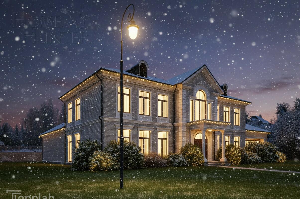 2-этажный коттедж 500 м² без отделки