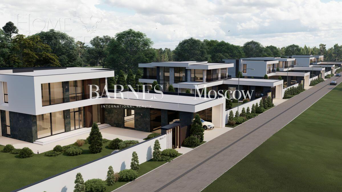 2-этажный коттедж 430 м² без отделки