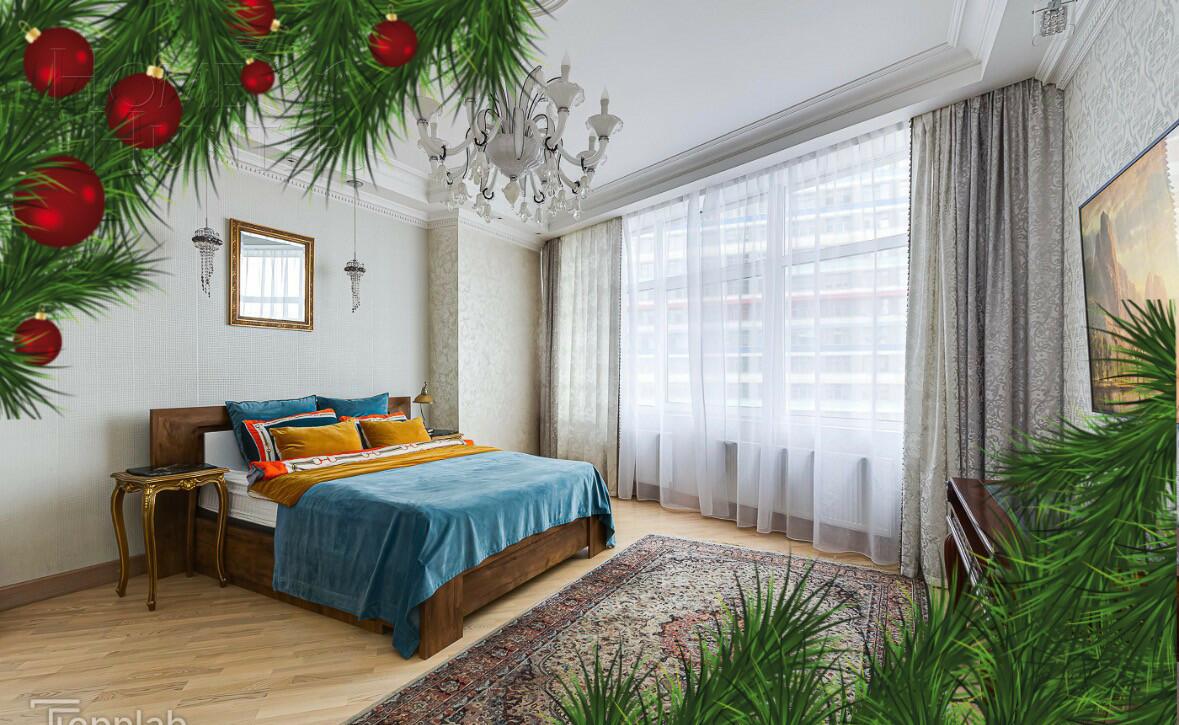 4-КОМН. КВАРТИРА С ОТДЕЛКОЙ 129 М² НА 14 ЭТАЖЕ