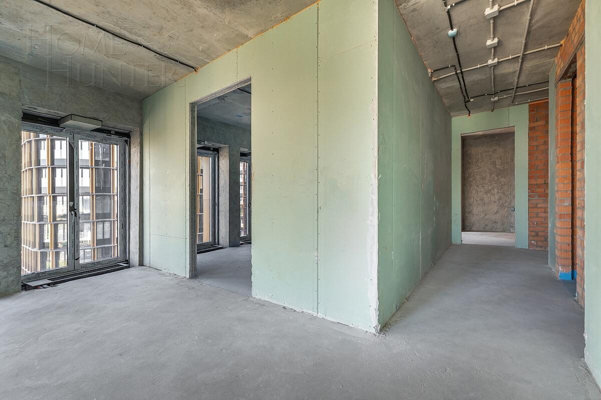 4-КОМН. АПАРТАМЕНТЫ БЕЗ ОТДЕЛКИ 124 М² НА 15 ЭТАЖЕ