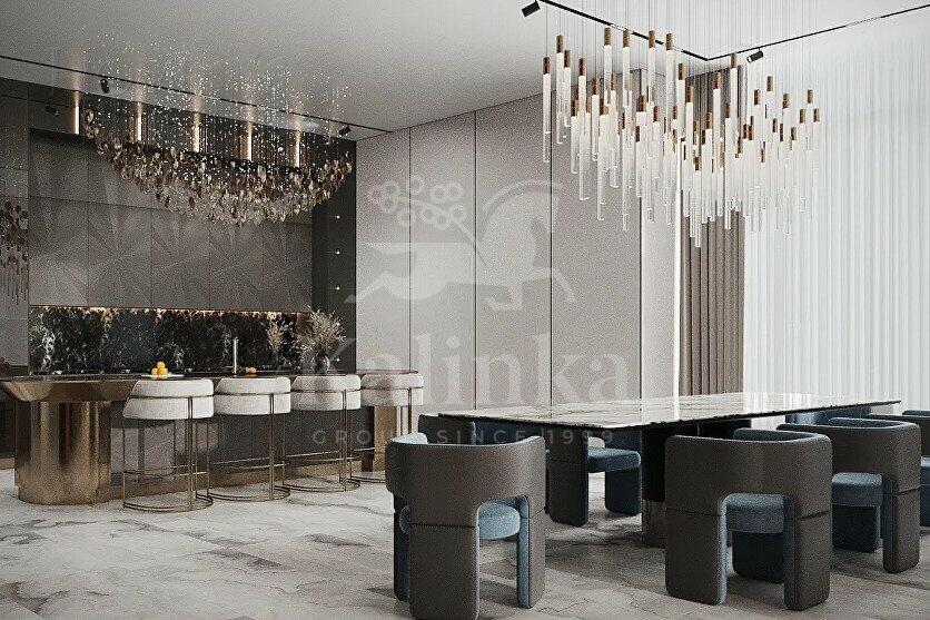 2-этажный коттедж 880 м² с отделкой