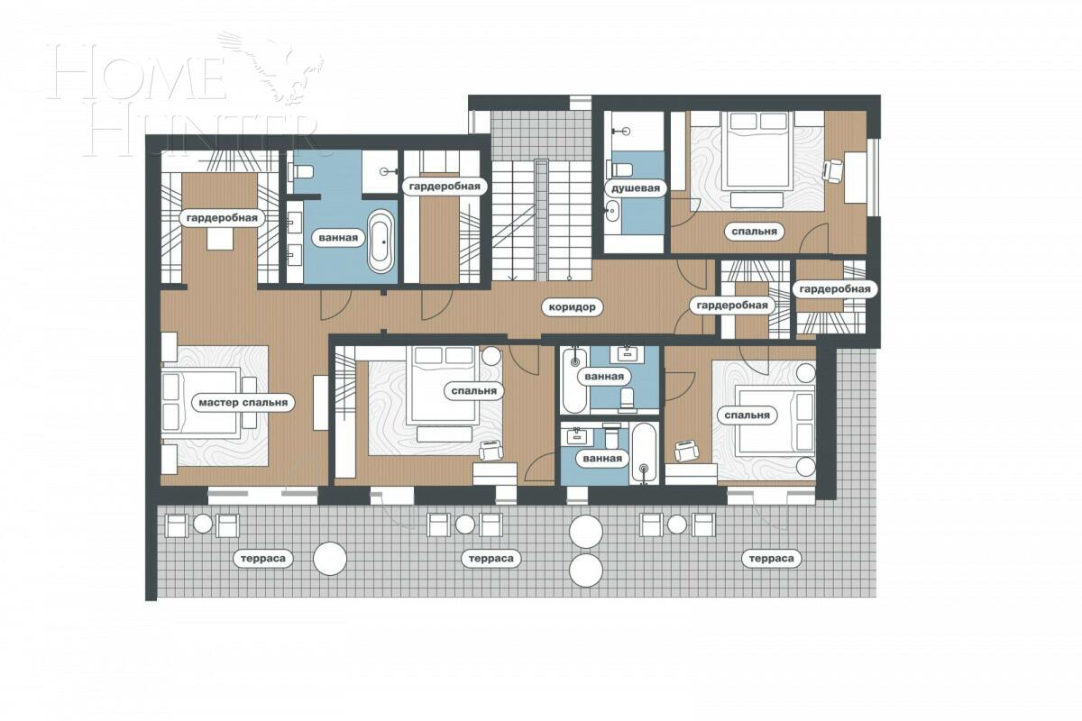 КОТТЕДЖ 630 м² с отделкой