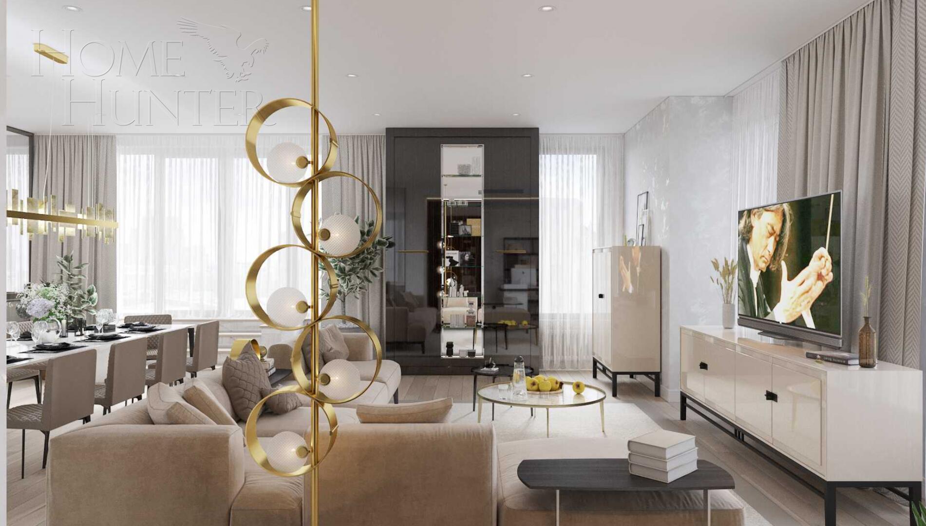 2-УРОВНЕВЫЙ ПЕНТХАУС БЕЗ ОТДЕЛКИ 254.3 М² НА 7 ЭТАЖЕ