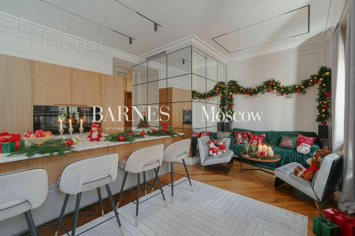 4-КОМН. АПАРТАМЕНТЫ С ОТДЕЛКОЙ 117.9 М² НА 3 ЭТАЖЕ