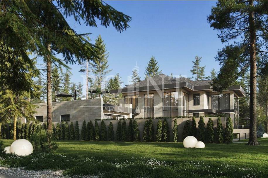 2-этажный коттедж 974 м² с отделкой