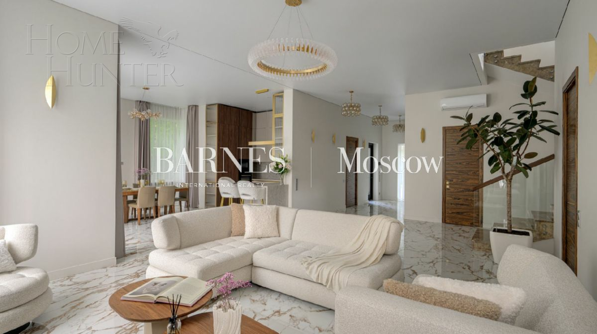 2-этажный коттедж 350 м² с отделкой