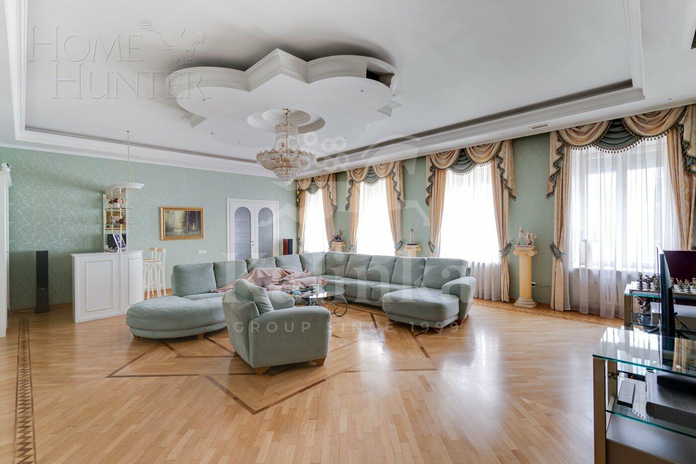 2-УРОВНЕВАЯ КВАРТИРА С ОТДЕЛКОЙ 420 М² НА 4 ЭТАЖЕ